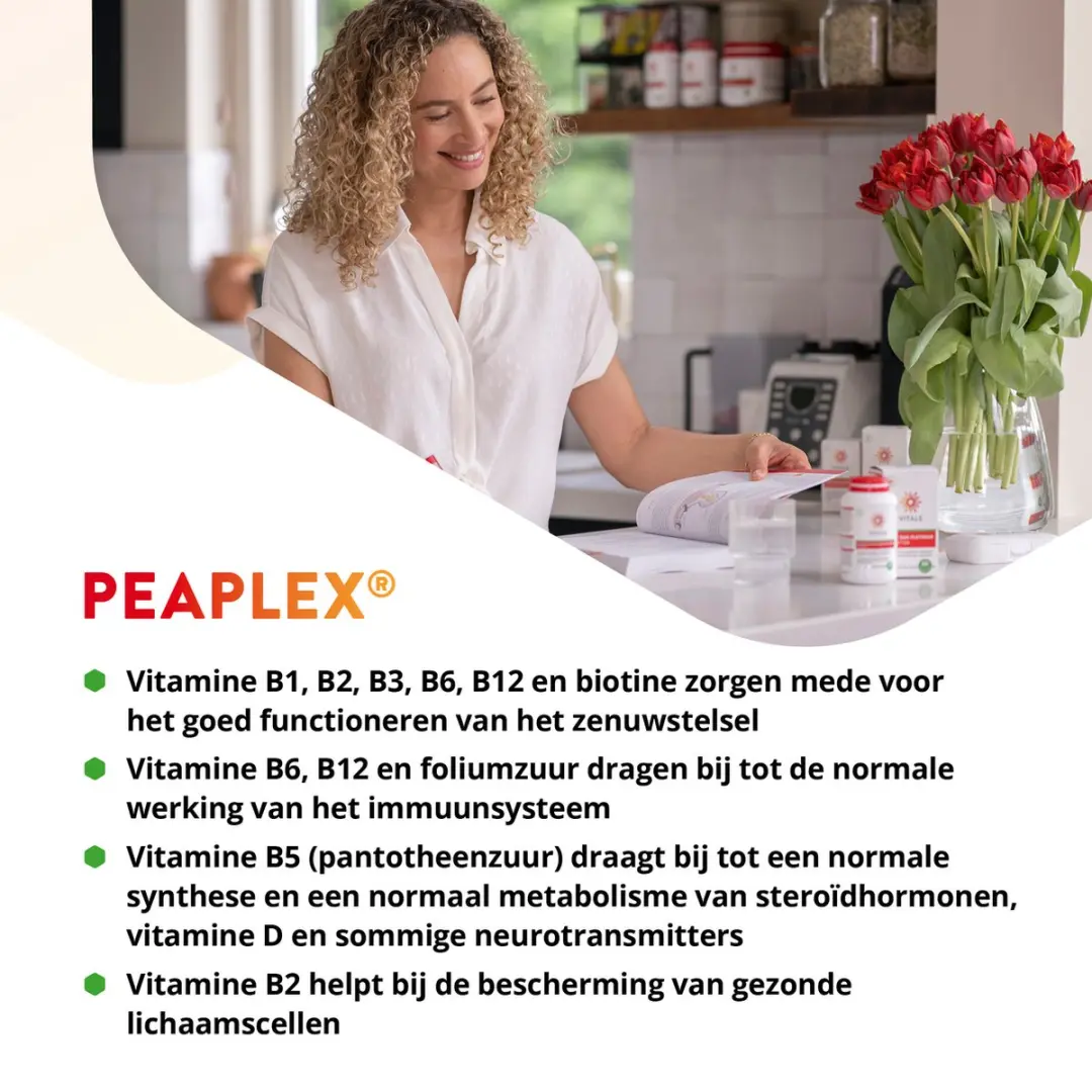 Vitals Peaplex 400mg - 90 Capsules - PEA + B-Vitaminen
