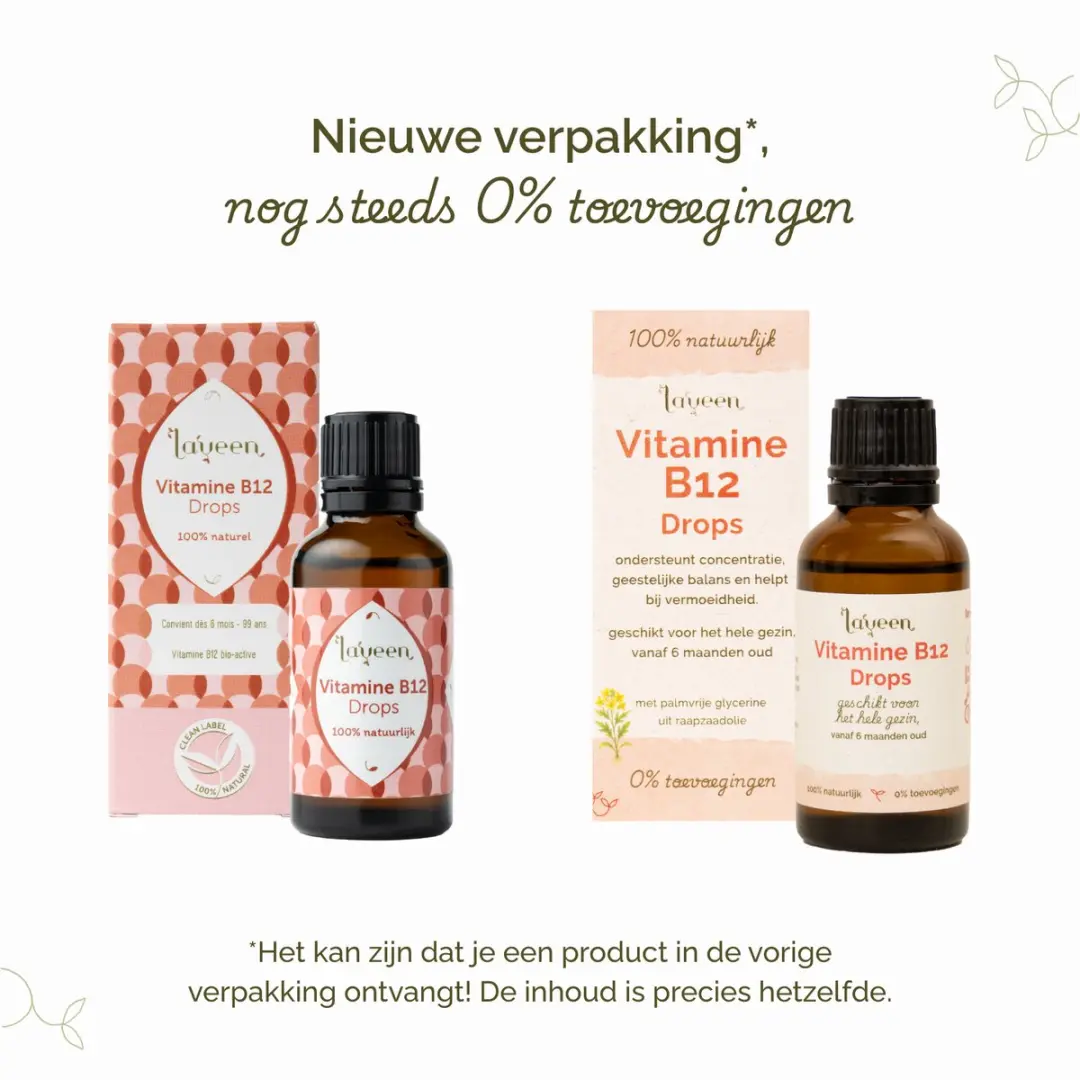 Laveen B12 Drops 30ml - Suikervrij Vegan
