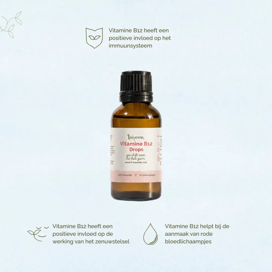 Laveen B12 Drops 30ml - Suikervrij Vegan