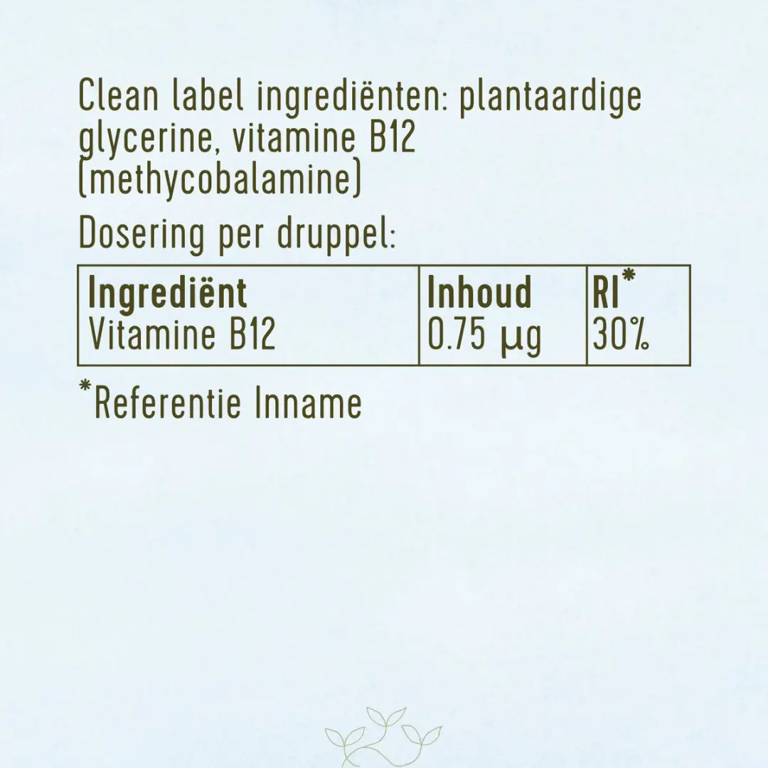 Laveen B12 Drops 30ml - Suikervrij Vegan
