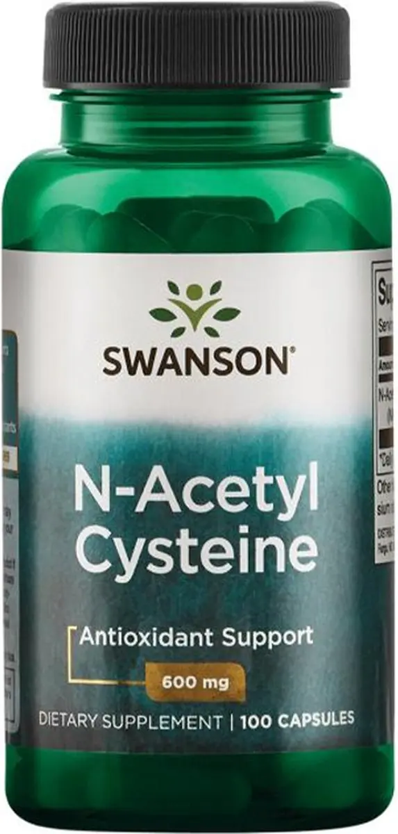N-Acetyl Cysteine, 600mg - 100 caps