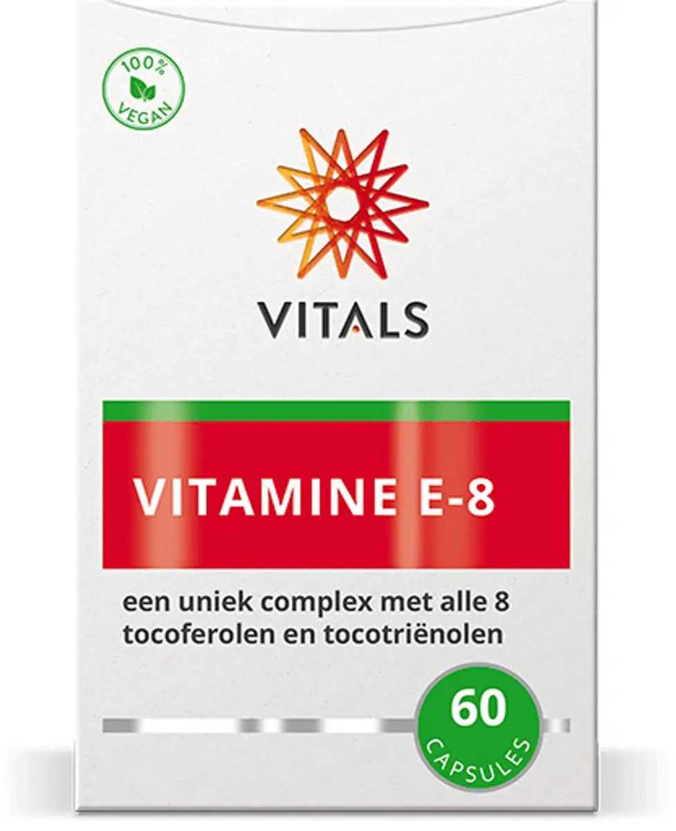 Vitals Vitamine E-8 60 Capsules - 45g