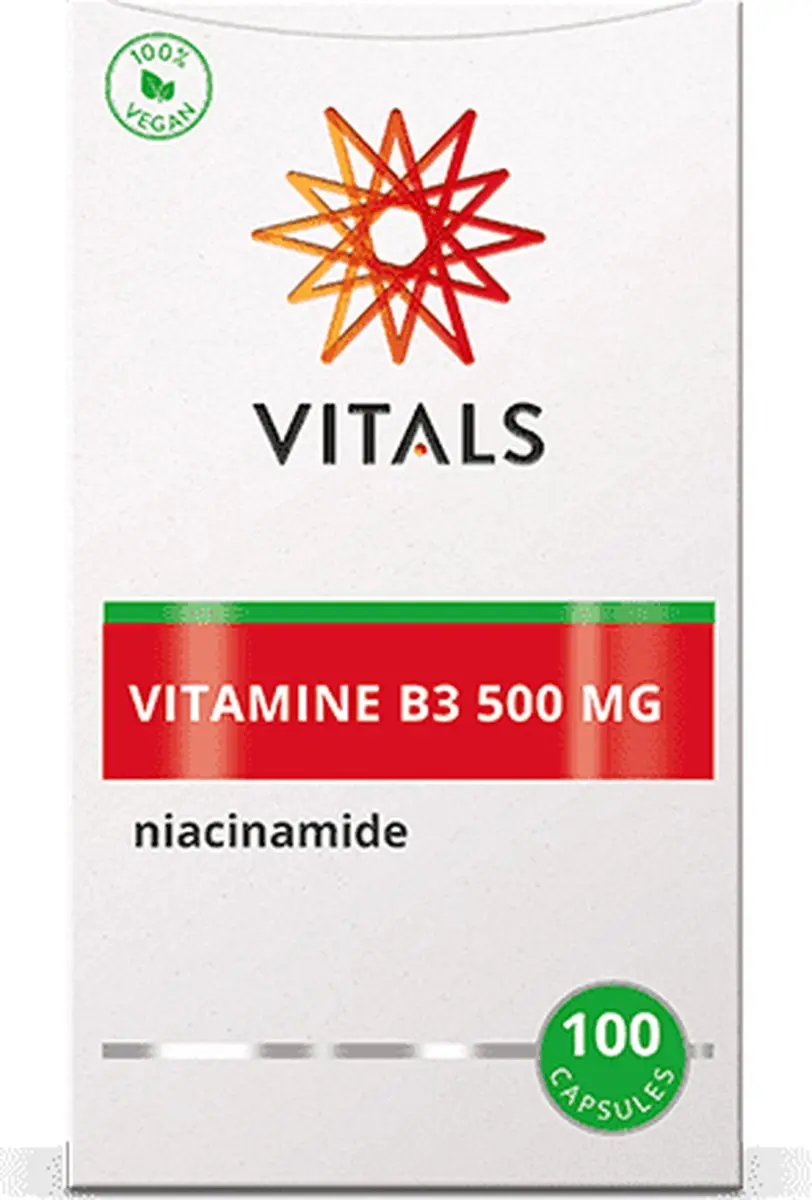 Vitals Vitamine B3 500mg - 100 Capsules