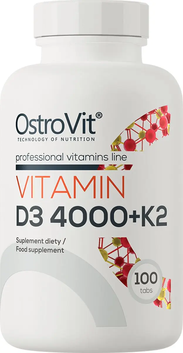 OstroVit Vitamine D3 4000 + K2 100 Tabletten