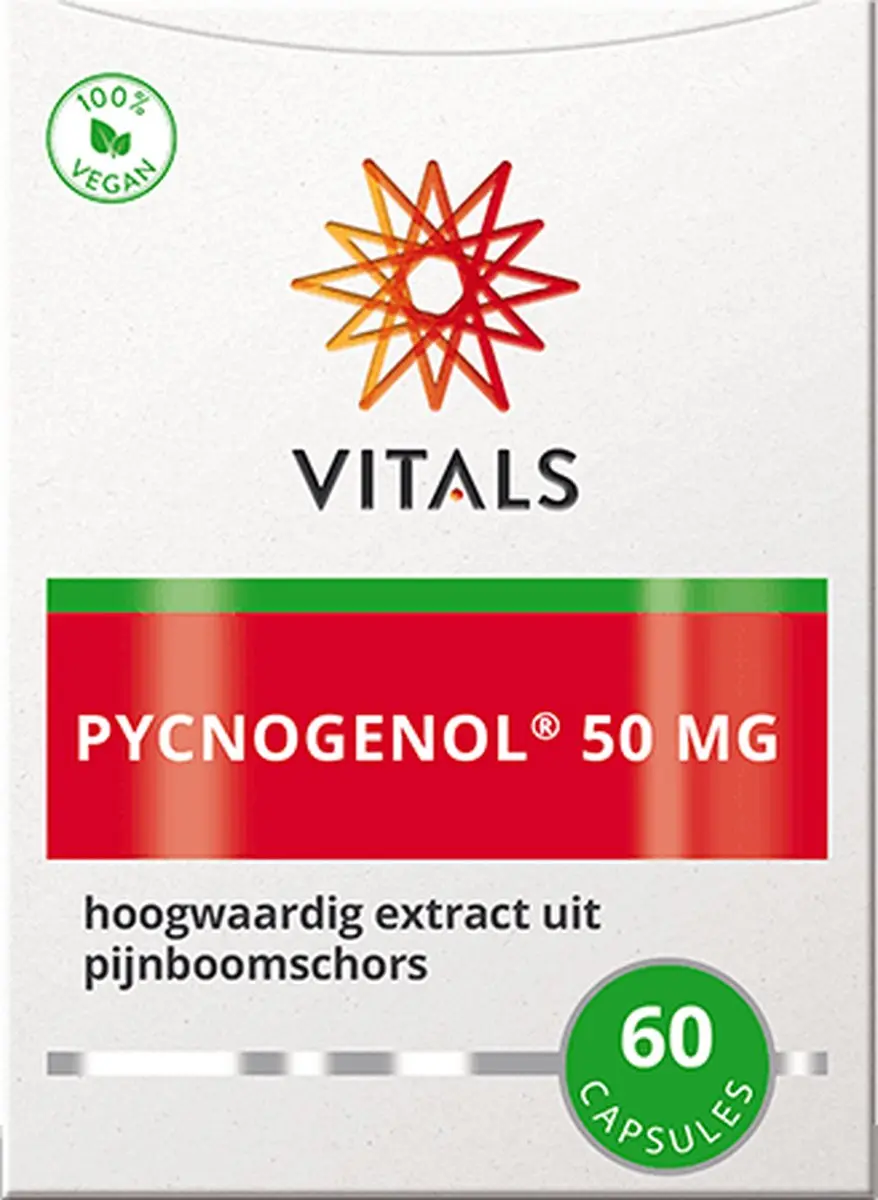Vitals Pycnogenol 50mg Capsules - 60 Stuks