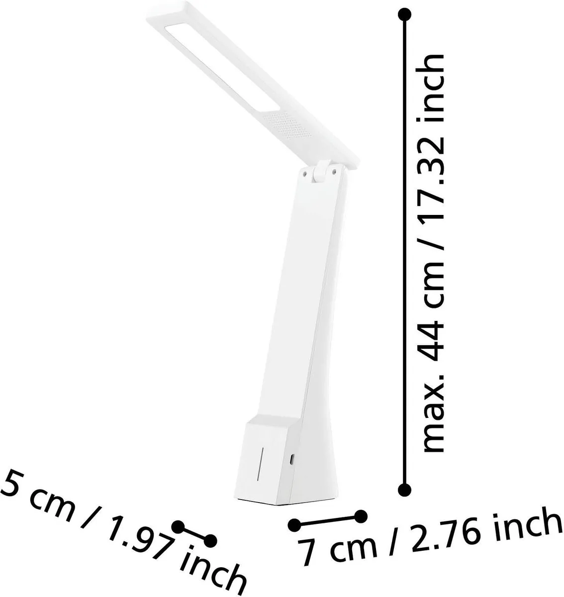 Eglo La Seca LED Tafellamp - 20cm - Wit