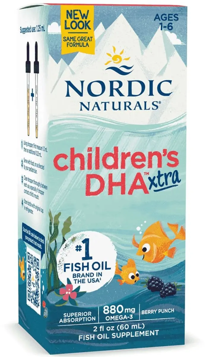 Nordic Naturals Kinderen DHA Xtra Omega-3 Druppels 60ml
