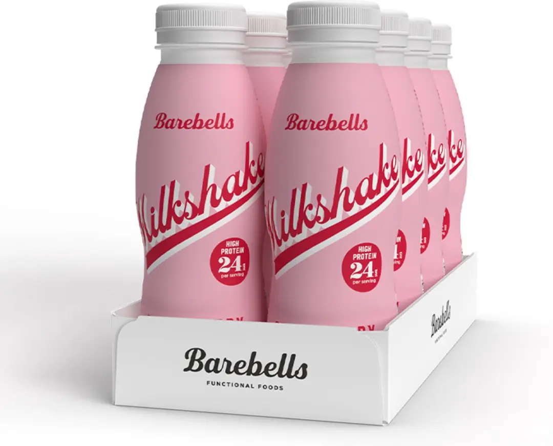Barebells Proteïne Milkshake Aardbei - 8x330ml