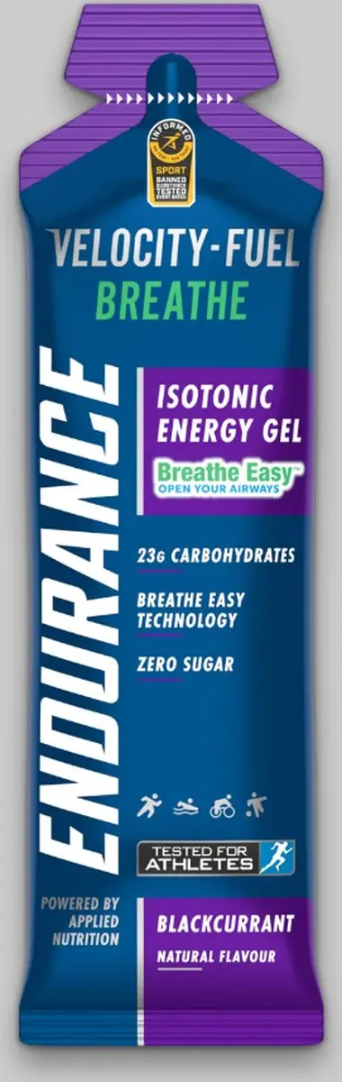 Applied Nutrition Velocity Fuel Breathe Energiegel Cassis - 20x60ml