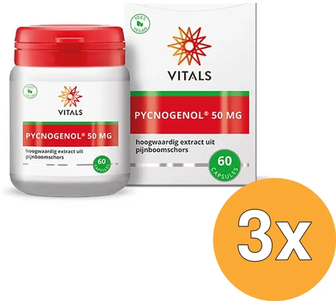 3x Vitals Pycnogenol (60 capsules)