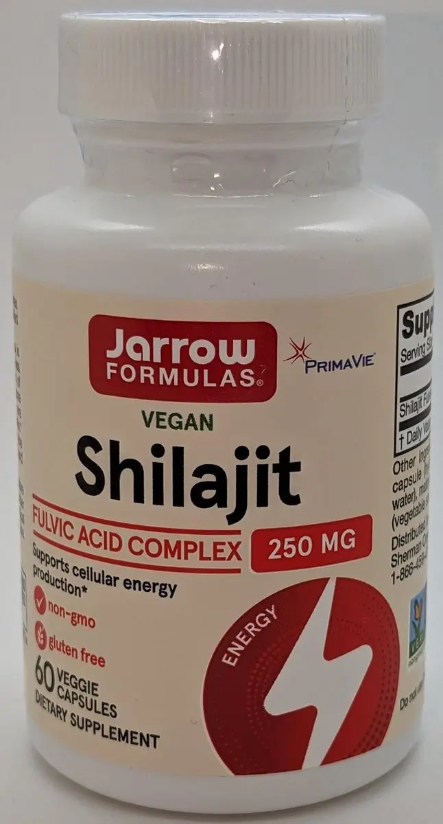 Jarrow Formulas Shilajit Fulvic Acid Complex 60 Capsules - 250mg
