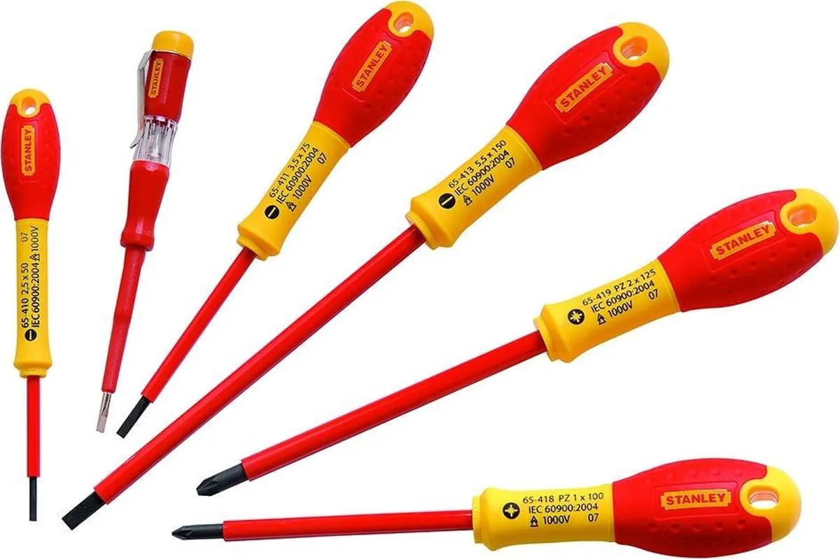 Stanley FatMax VDE 0-65-443 Schroevendraaierset - 6-delig