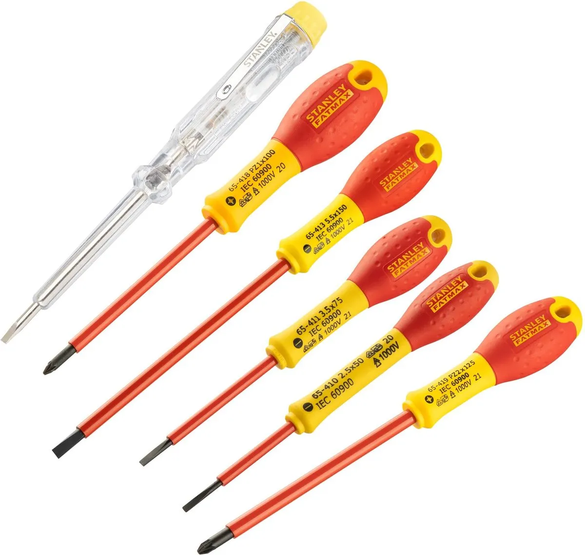 Stanley FatMax VDE 0-65-443 Schroevendraaierset - 6-delig