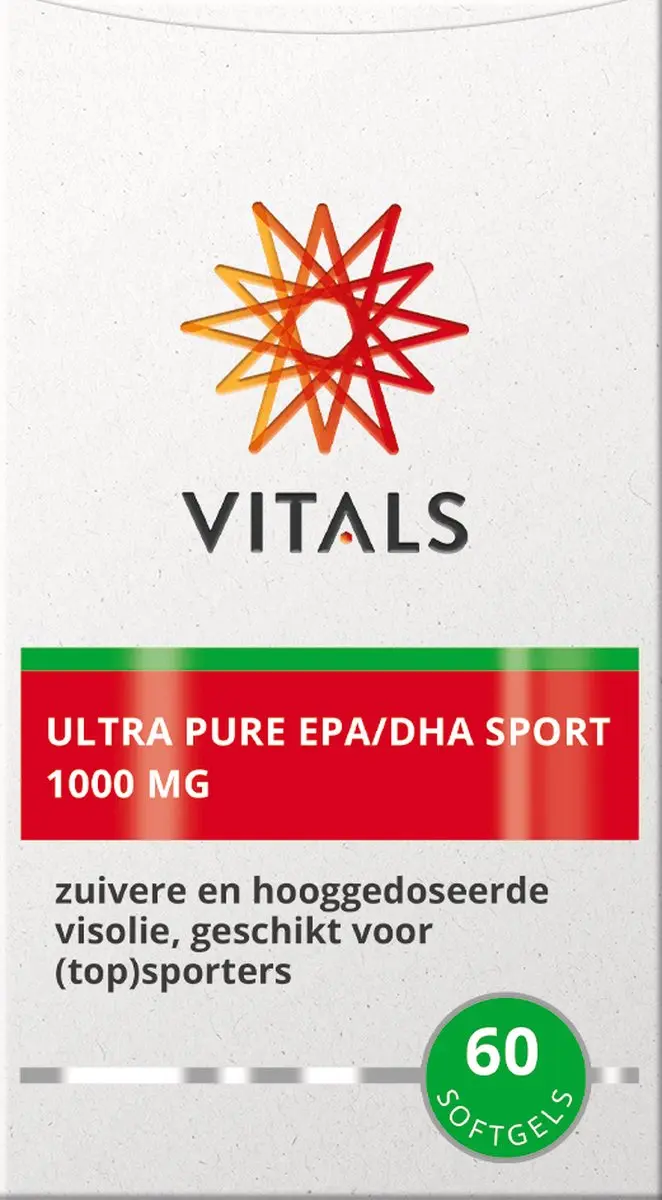 Vitals Ultra Pure EPA/DHA Sport Omega 3 60 Softgels