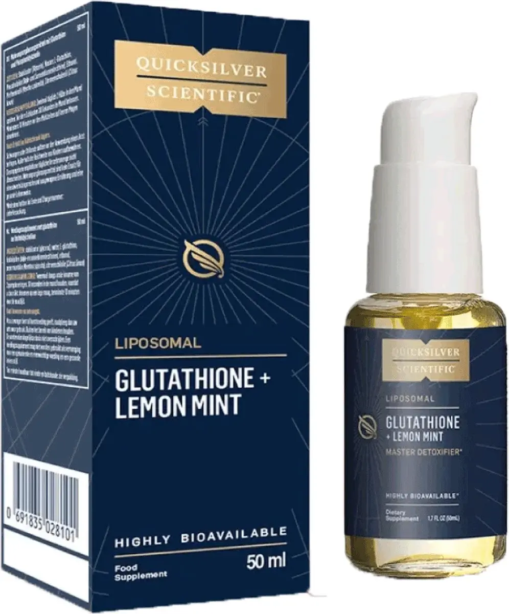 Quicksilver Scientific Liposomaal Glutathion Citroen Munt 50ml