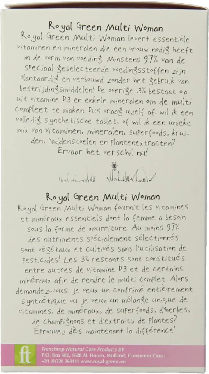 Royal Green Multi Woman 120 Tabletten