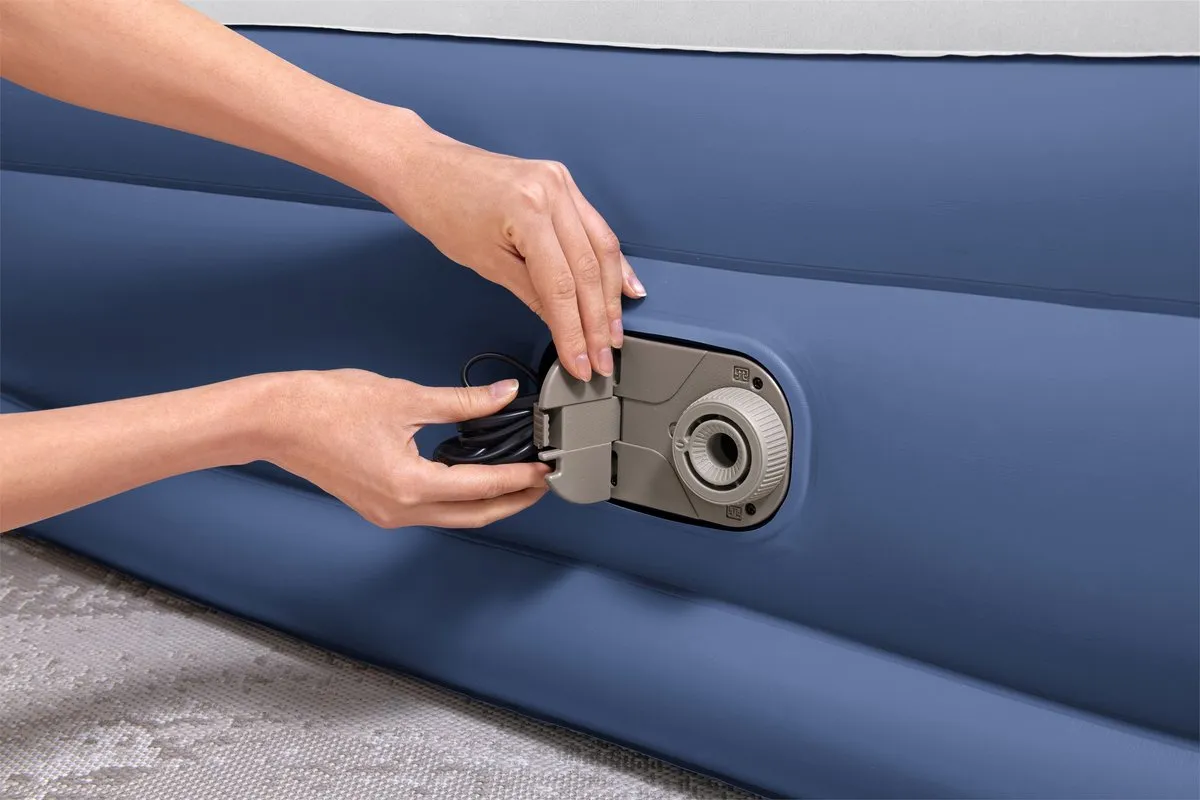Bestway Tritech Queensize Luchtbed 152cm - Grijs/Blauw