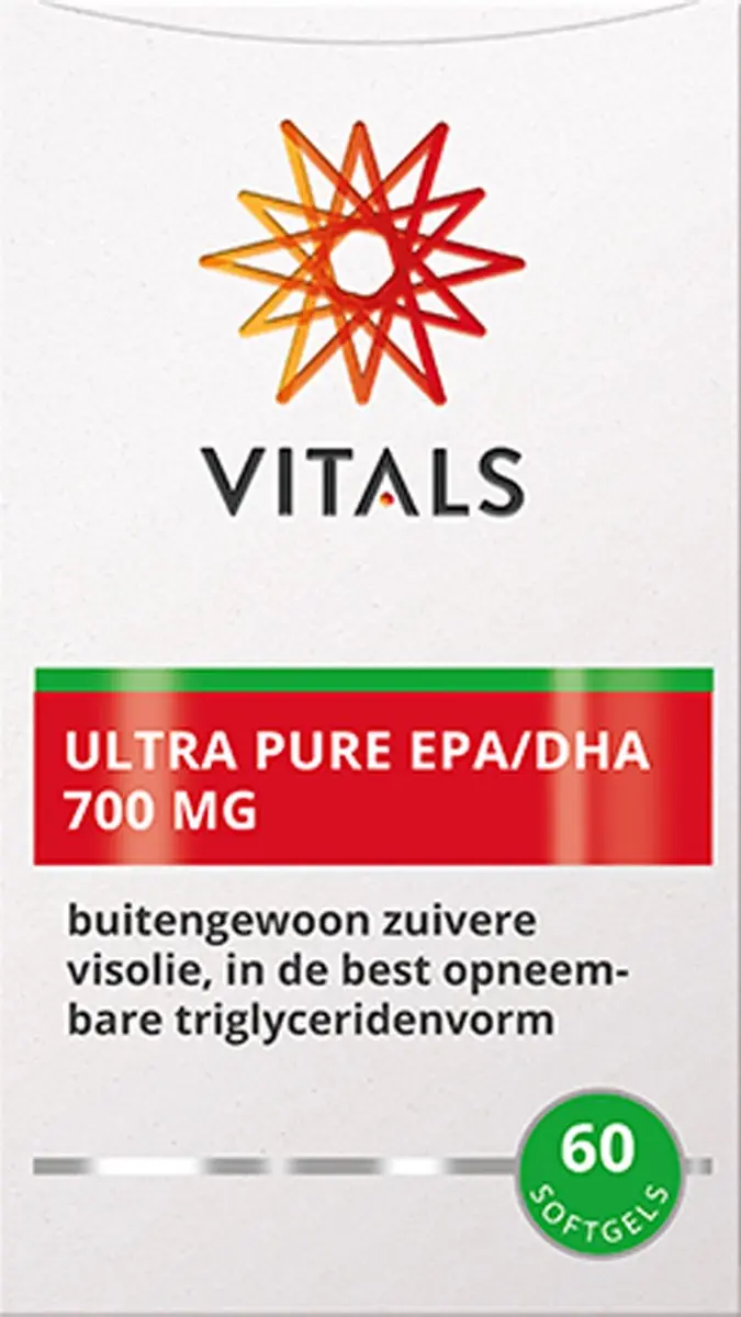 Vitals Ultra Pure EPA/DHA 700mg Omega-3 - 60 Softgels