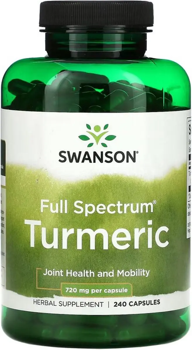 Swanson Kurkuma 720mg Capsules