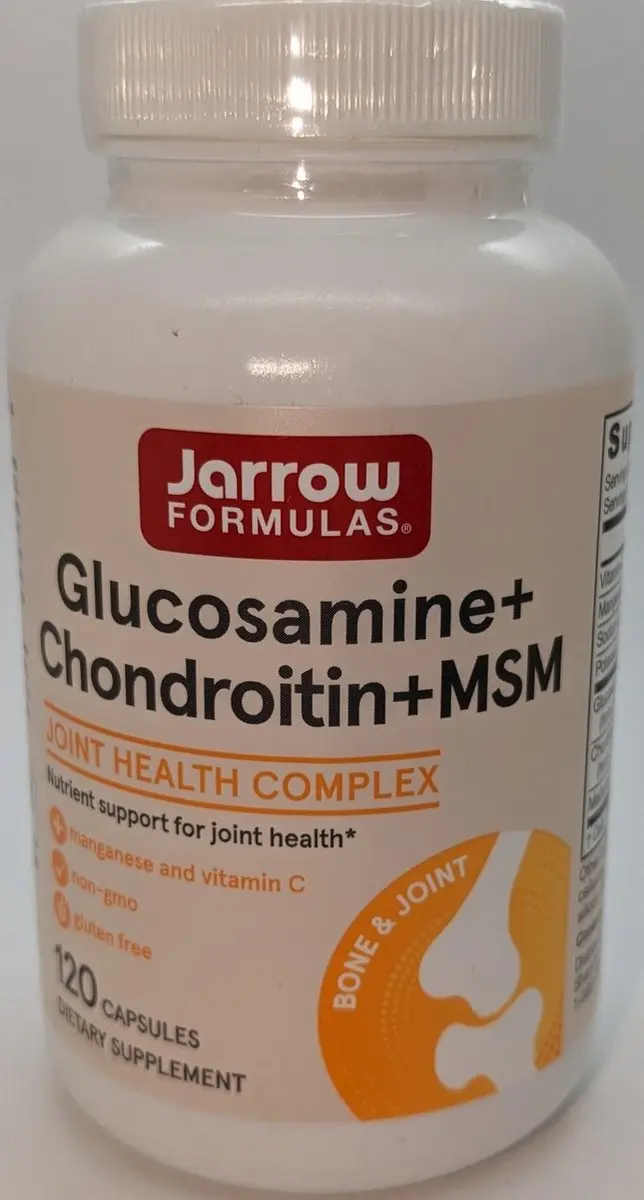 Jarrow Formulas Glucosamine + Chondroitin + MSM 240 Capsules