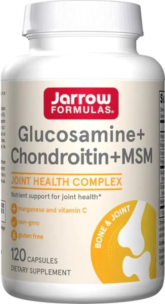Jarrow Formulas Glucosamine + Chondroitin + MSM 240 Capsules