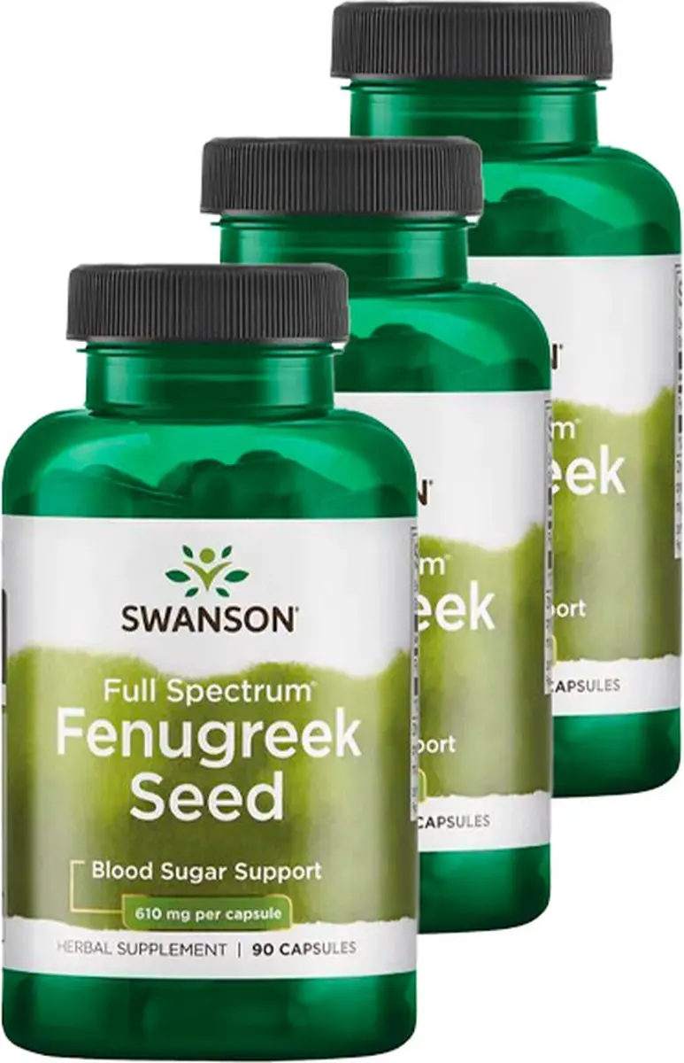 Swanson Full Spectrum Fenugreek Seed 610mg