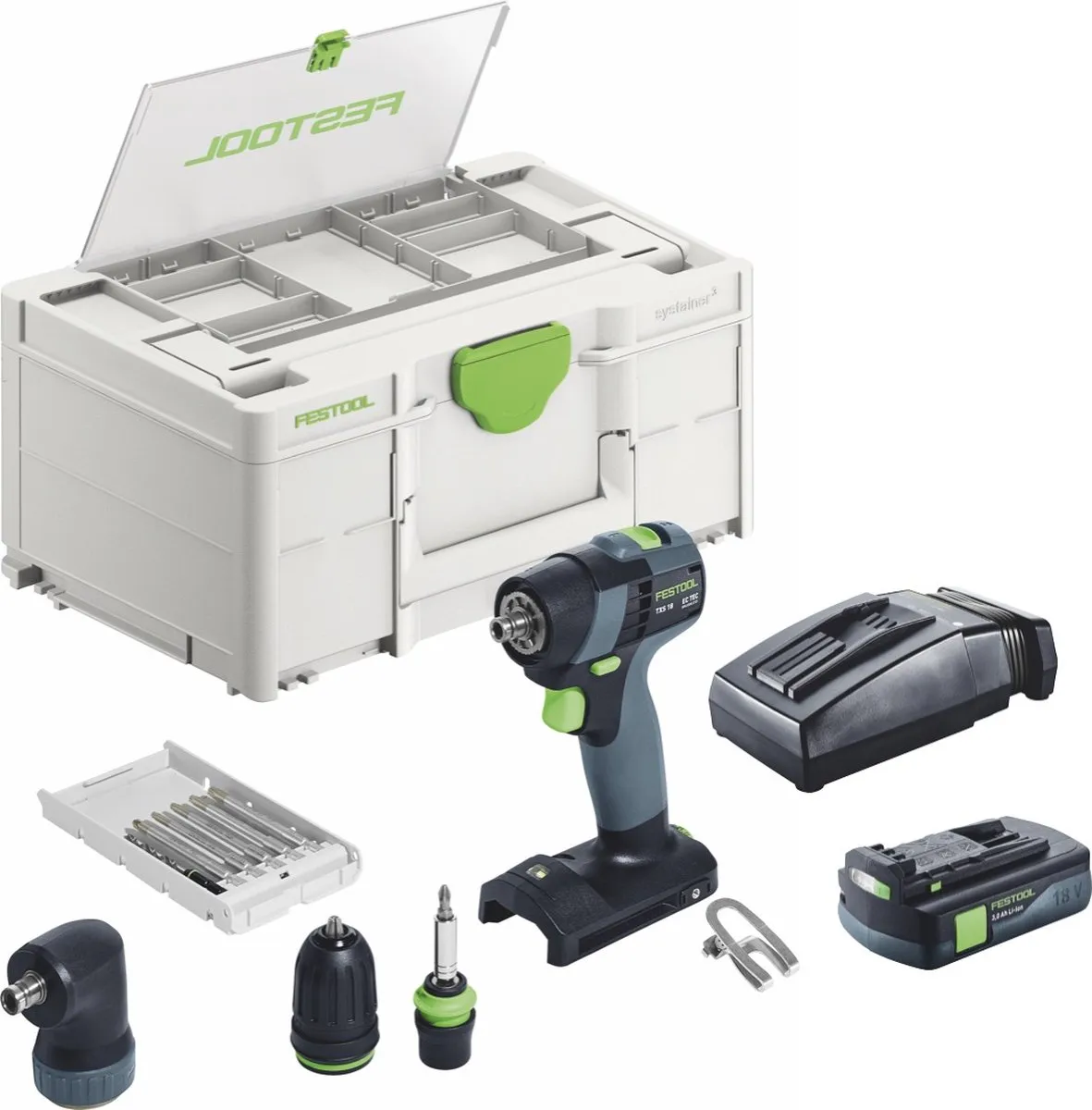 Festool TXS 18 Basisset 40Nm - Borstelloos - 2 Snelheden - afbeelding 2 van 5