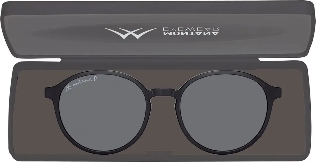 Montana Leesbril MRC4 +2.50 Zwart - inclusief Clip-on Zonnebril