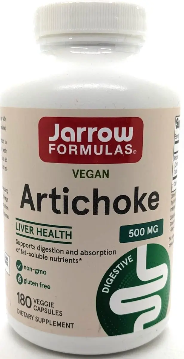 Jarrow Formulas Artichoke 500mg - 180 Capsules