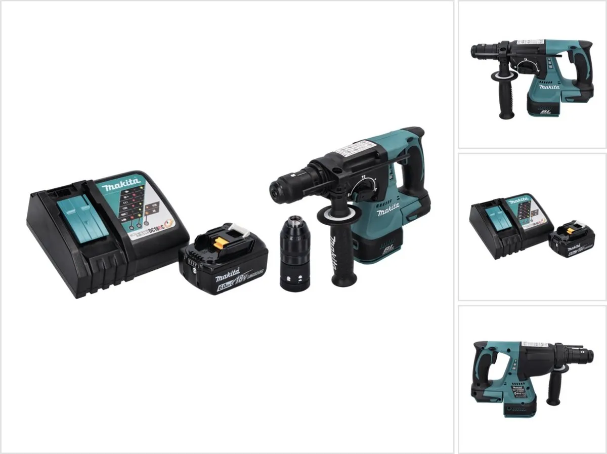 Makita DHR 243 RG1 Accu-boorhamer 18V SDS-plus