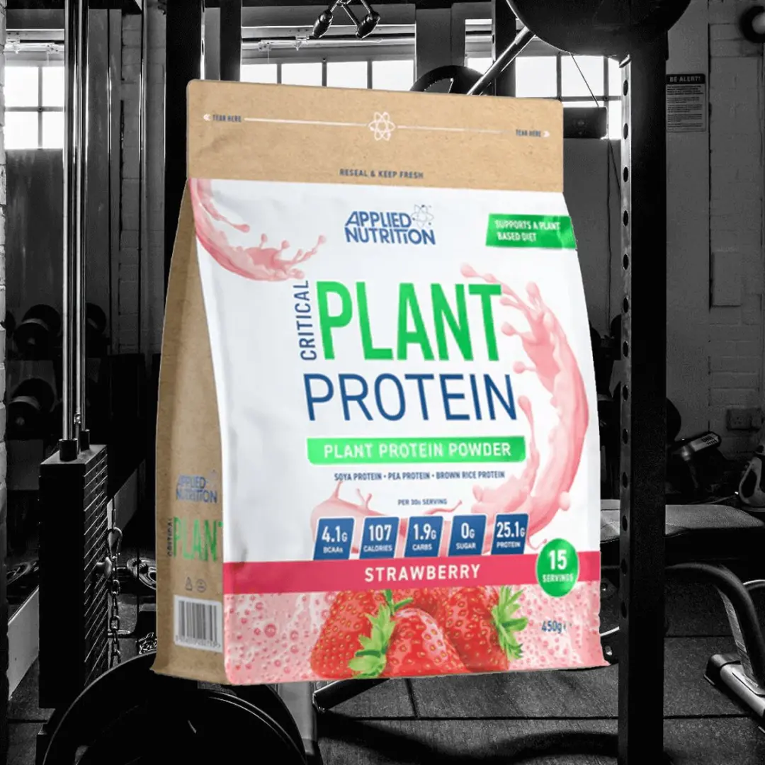 Applied Nutrition Critical Plant Eiwit 450g - 15 Scoops - Aardbei