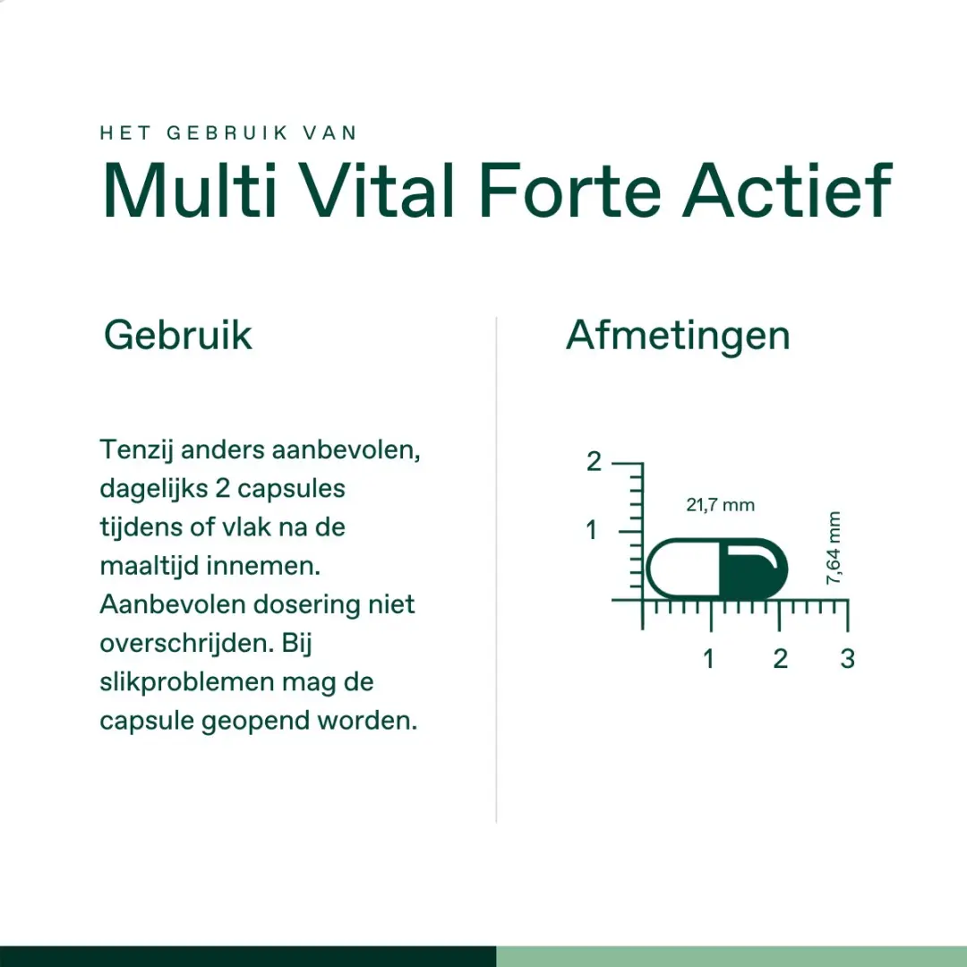 Bonusan Multi Vital Forte Actief Capsules - 180 Stuks