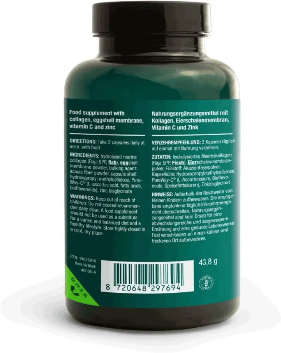 Vitalized Collageen Capsules 60 Stuks - 800mg