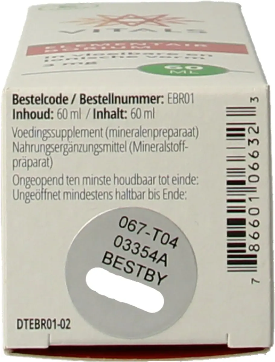 Vitals Elementair Borium 3mg - 60ml