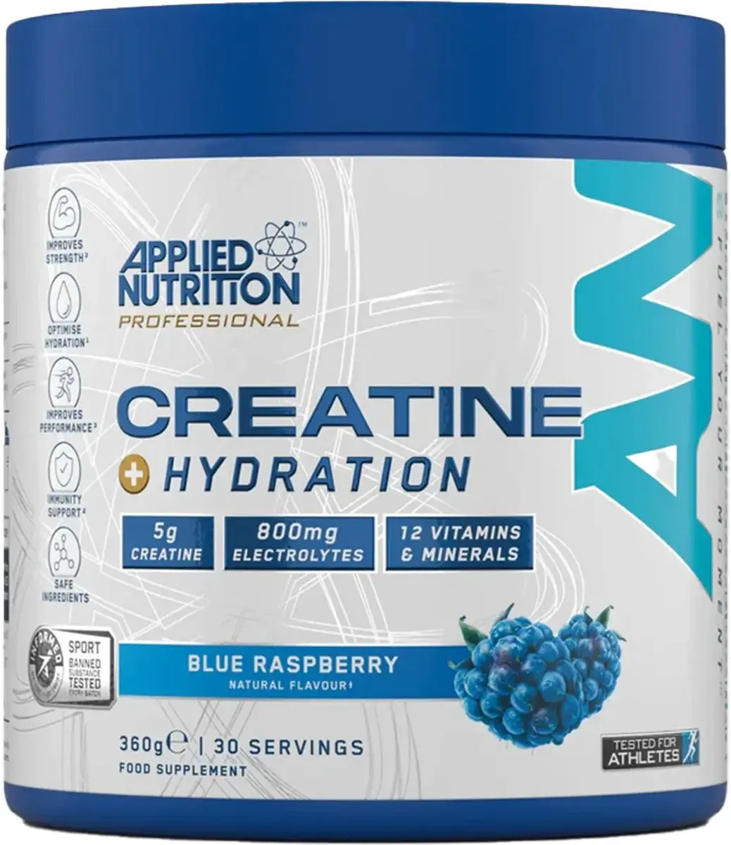Applied Nutrition Creatine + Hydration 360g Blue Raspberry