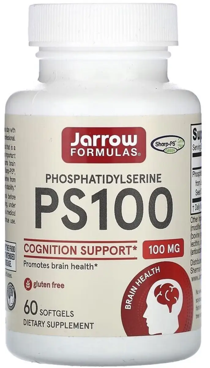 Jarrow Formulas PS100 Phosphatidylserine 100mg