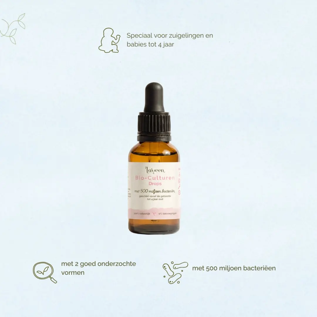 Laveen Bio-Culturen Drops 20ml - 40 Porties - Baby & Kind