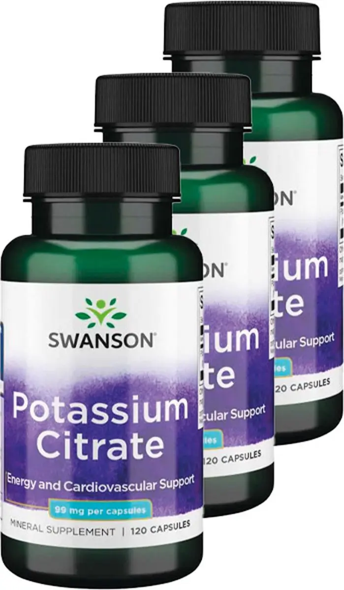 Swanson Kaliumcitraat 360 Capsules