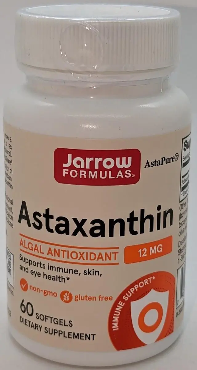 Jarrow Formulas Astaxanthin High Potency 12mg - 60 Softgels