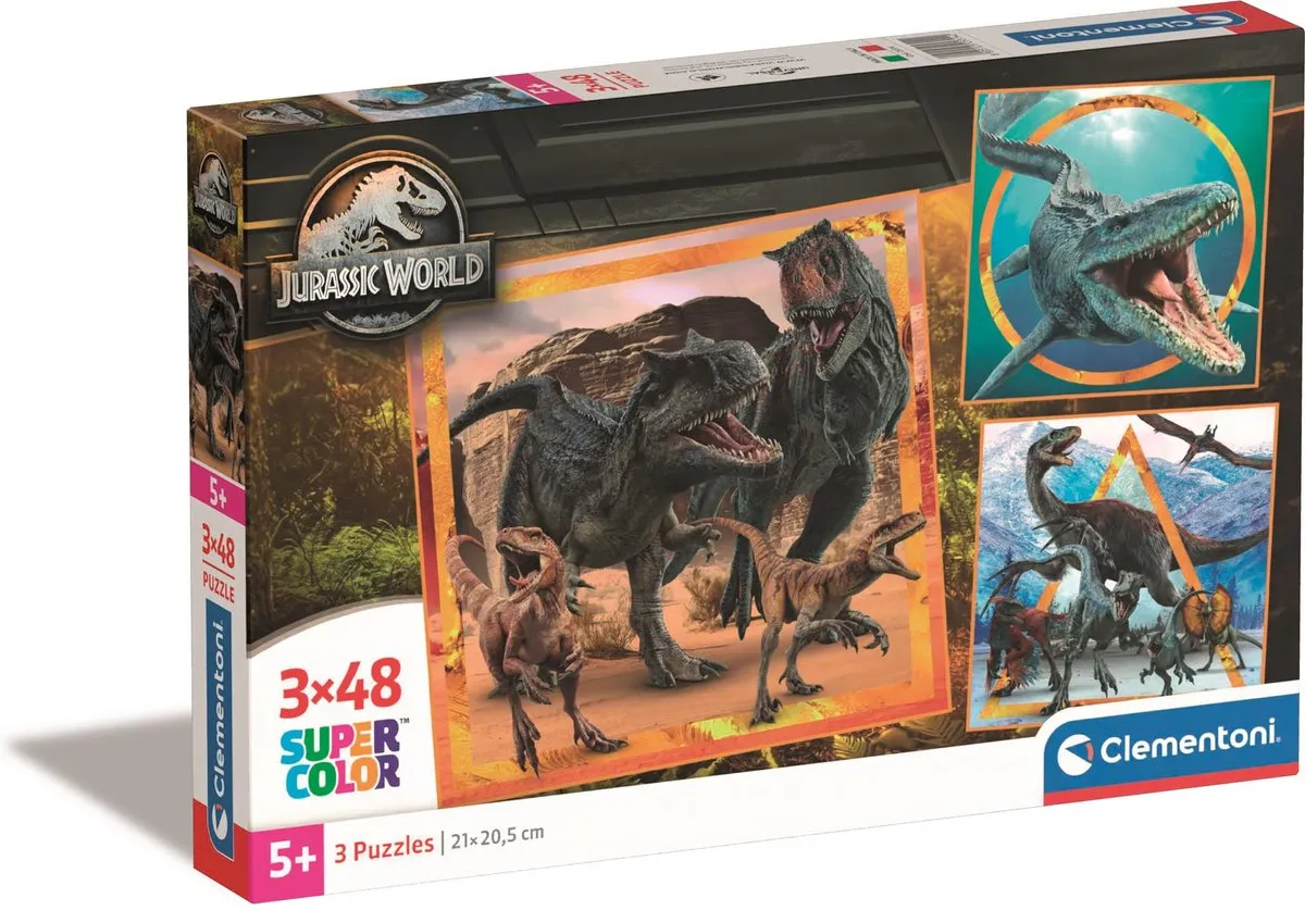 Clementoni Jurassic World Puzzel 144 Stuks