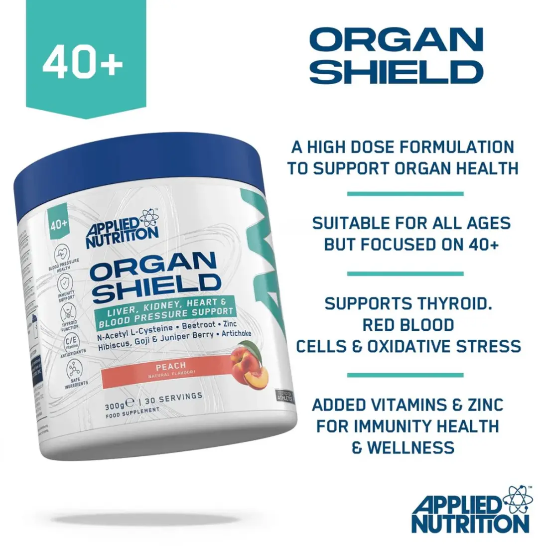 Applied Nutrition Men's 40+ Organ Shield 300g - 30 Porties