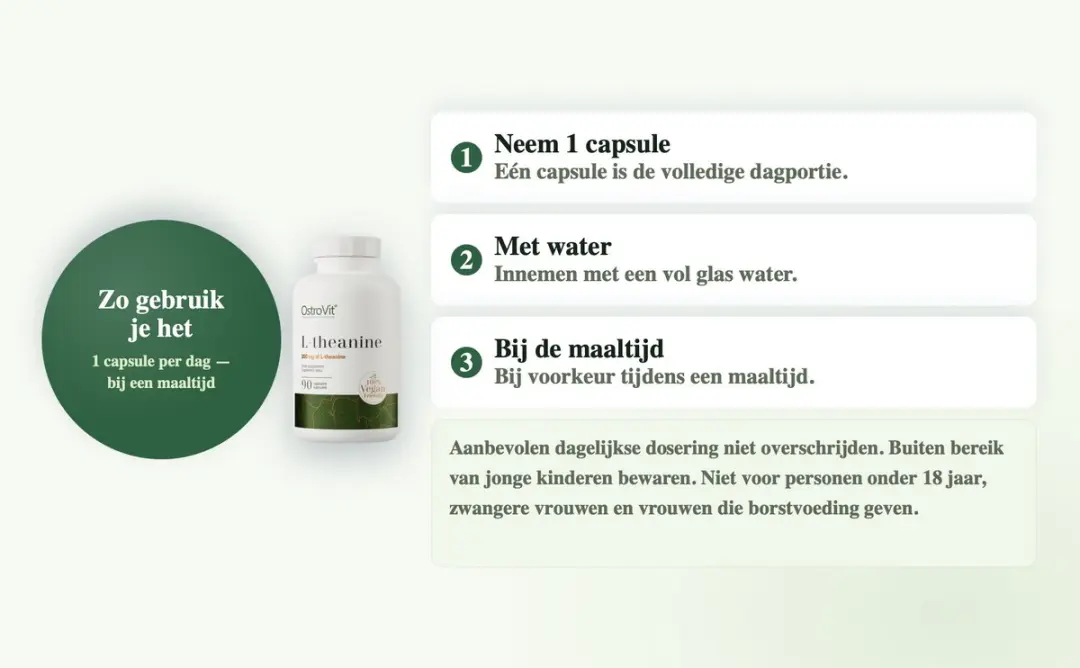 OstroVit L-Theanine VEGE 90 Capsules