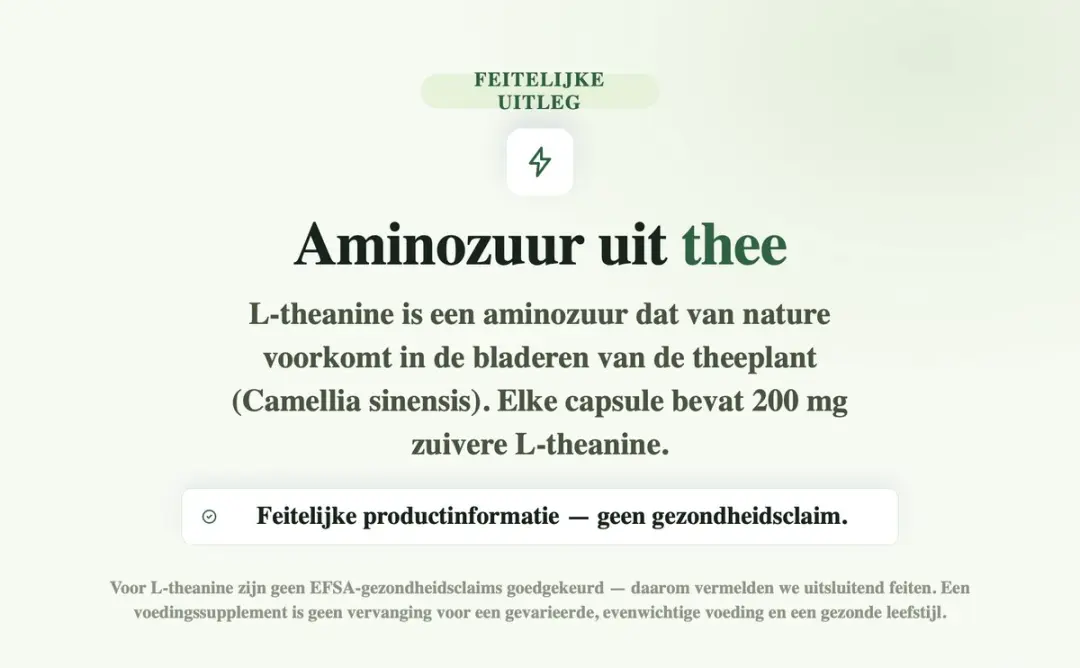 OstroVit L-Theanine VEGE 90 Capsules