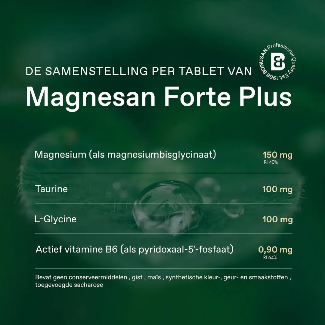 Bonusan Magnesan Forte Plus Magnesium 120 Tabletten - 150mg