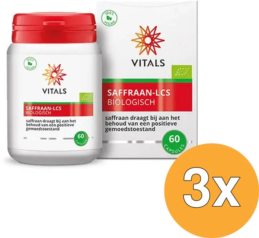Vitals Saffraan-Lcs Bio 60 Capsules