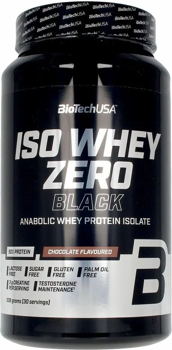 BioTechUSA Iso Whey Zero Black Proteinpoeder 908g