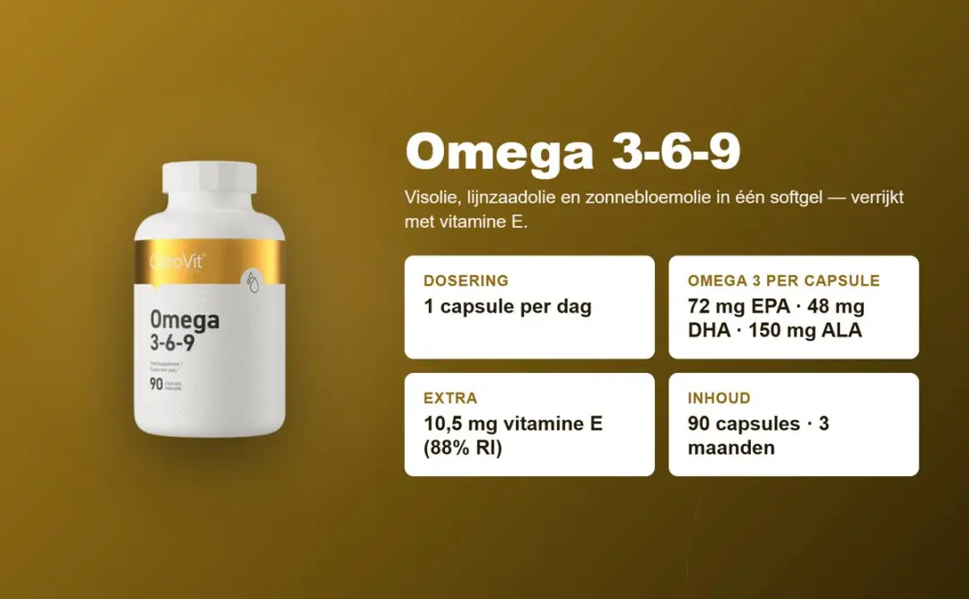 OstroVit Omega 3-6-9 Visolie 90 Softgels