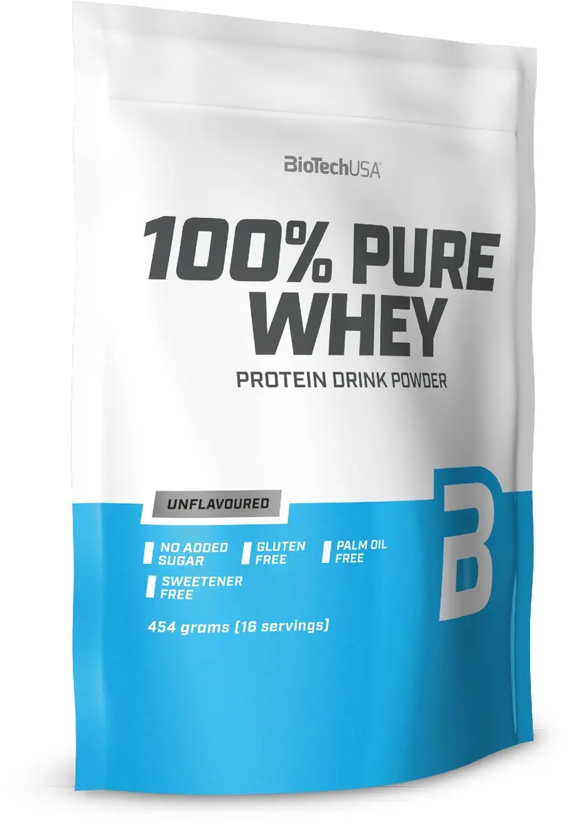 BioTechUSA 100% Pure Whey Eiwitpoeder 454g