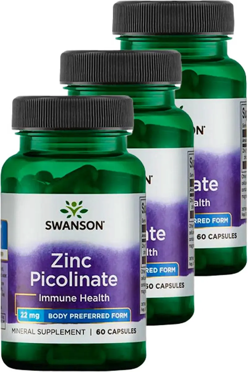 Swanson Zink Picolinaat 22mg