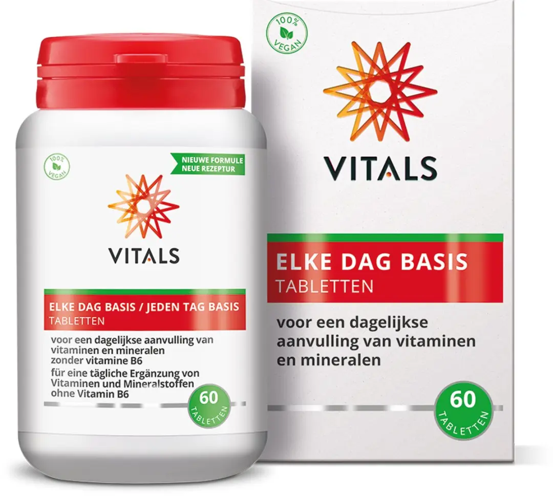 Vitals Elke Dag Basis Multivitamine 60 tabletten